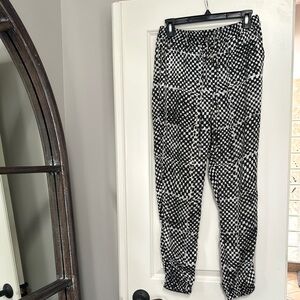 Black and White Checkered Pants